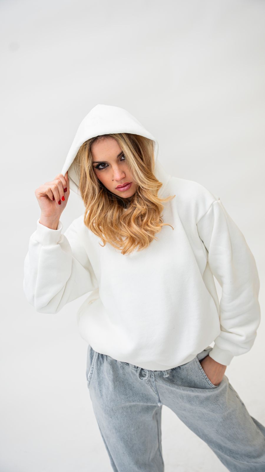 Classic hoodie White