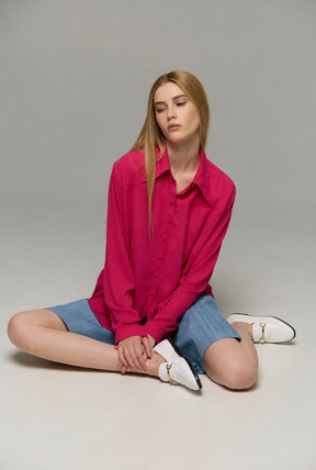 Camicia georgette 'Sheer'