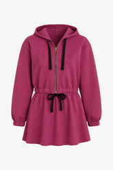 Cloud Bomber & Petal mini Skirt Set