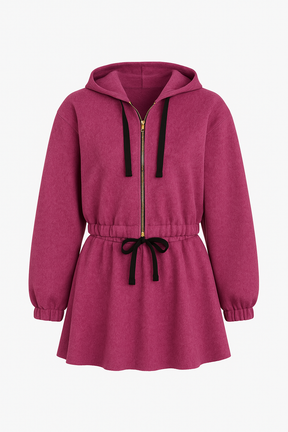 Cloud Bomber & Petal mini Skirt Set