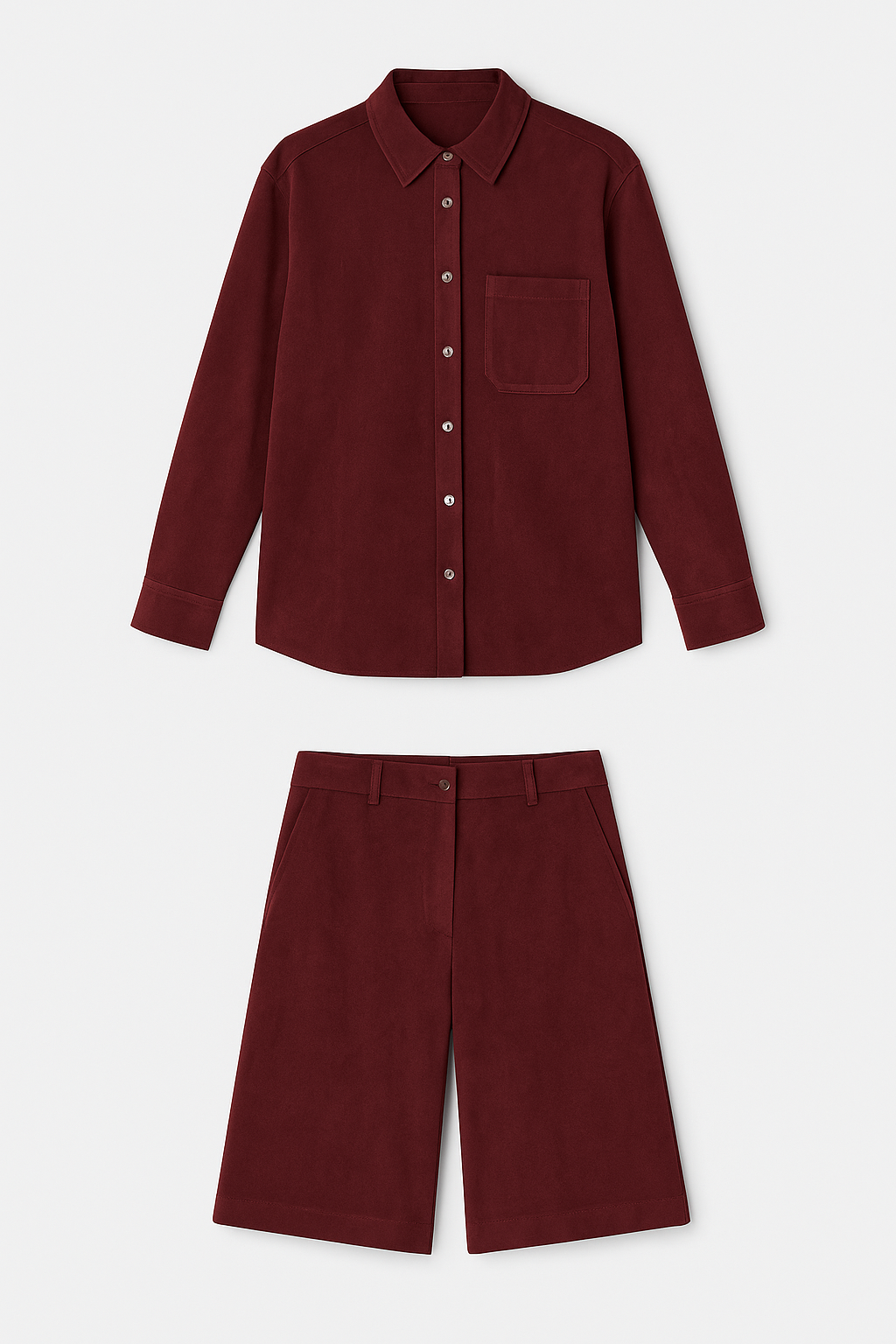 Soft Tailor Set - Wine suede