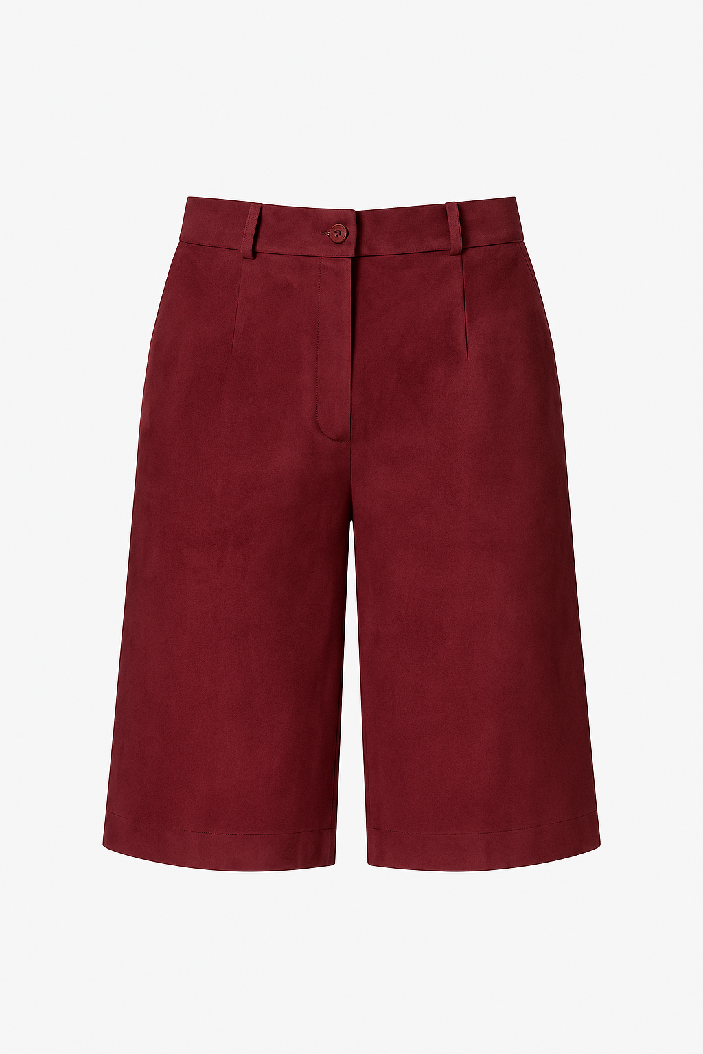 Soft Tailor Shorts - Wine suede