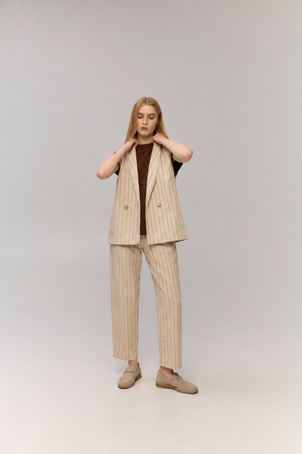 Pantalone lino 'Trace'