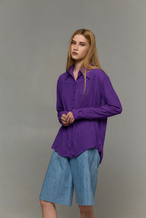Camicia georgette 'Sheer'
