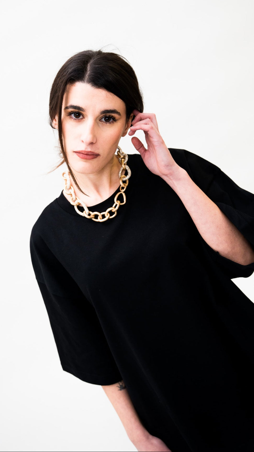 T-shirt boxy puff