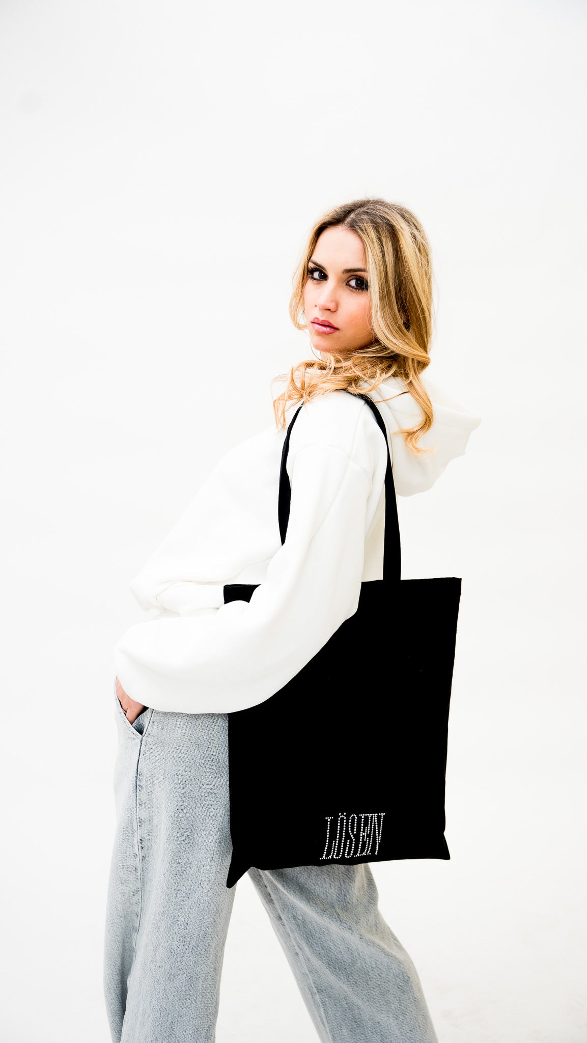 Tote bag shine