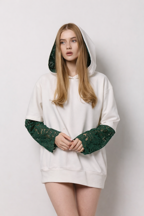Hoodie 'Soft Lace'