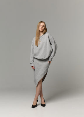 'Not so close' Hoodie & Skirt Set