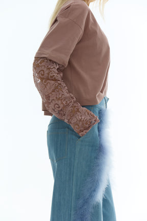 Hidden Bloom Long sleeve - Dusty rose