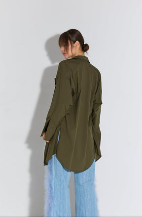 The Chemisier - Army green