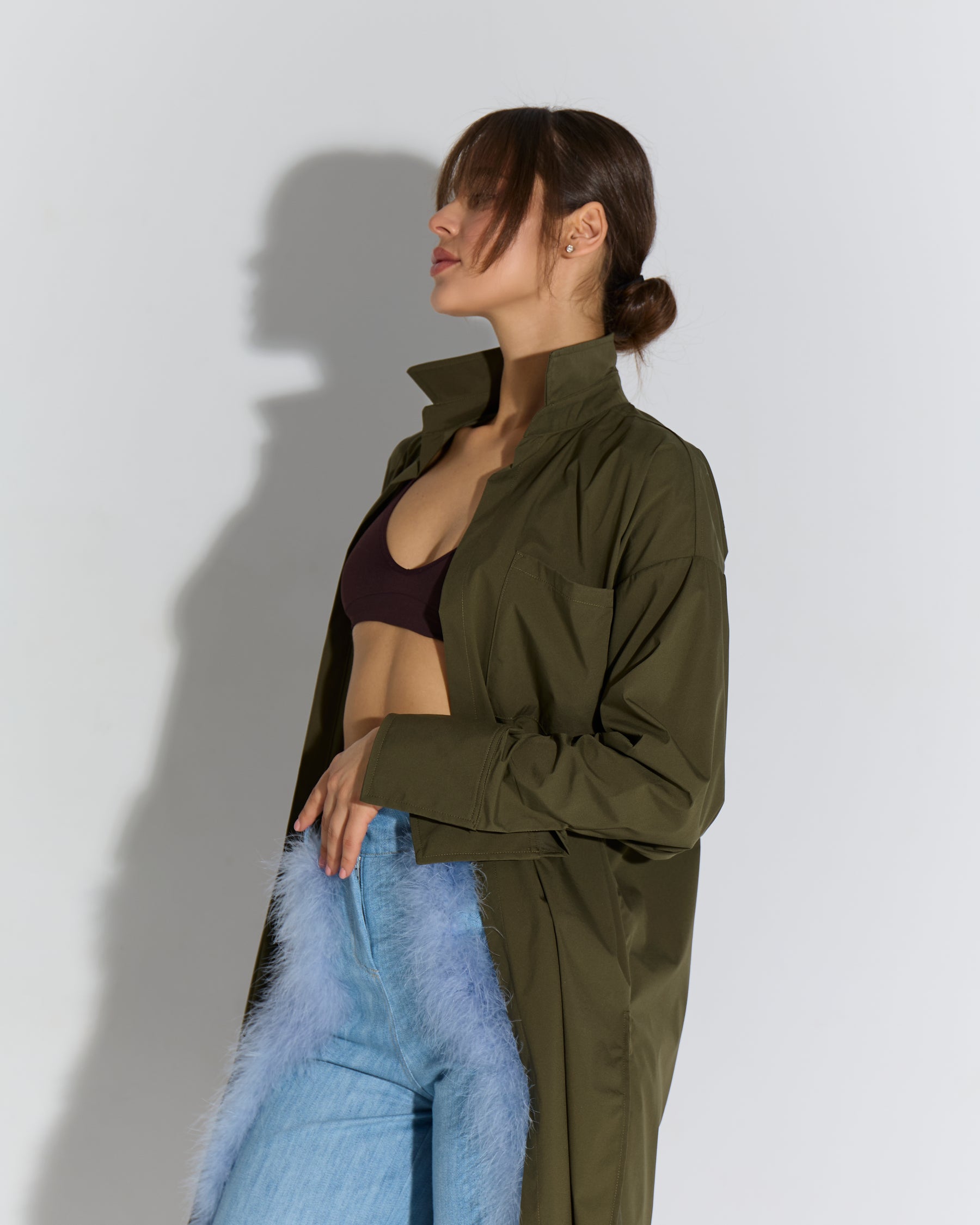 The Chemisier - Army green