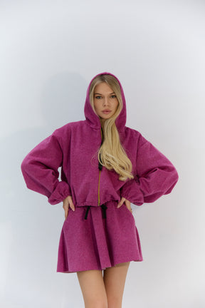 Petal mini Skirt - Magenta