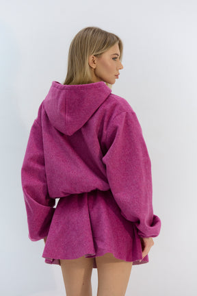 Petal mini Skirt - Magenta