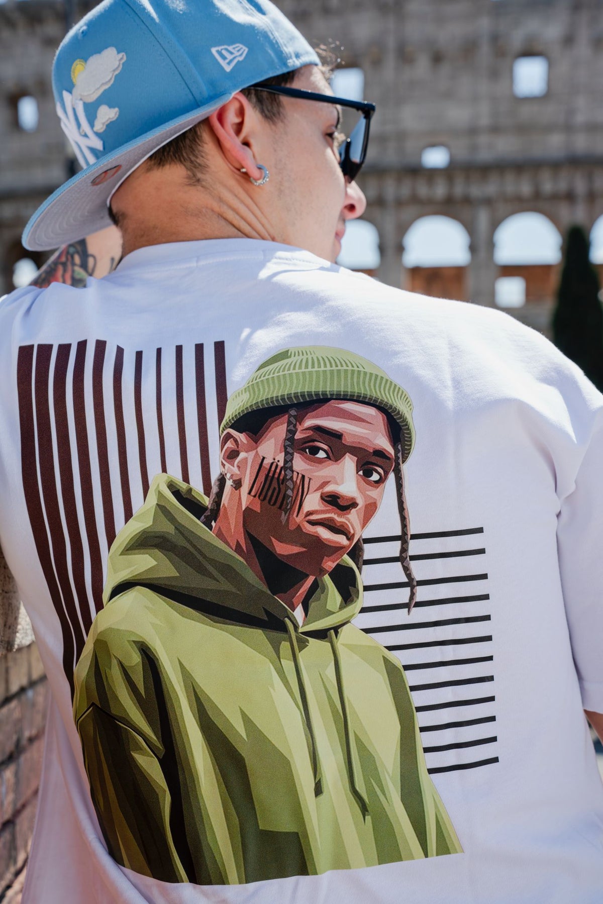T-shirt boxy 'Travis'