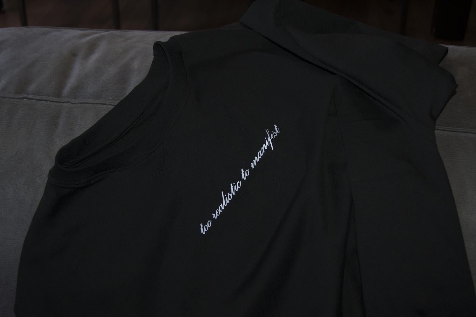 T-shirt ''too realistic to manifest''