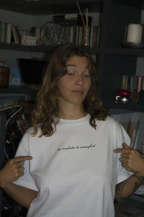 T-shirt ''too realistic to manifest''