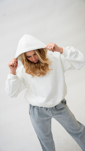 Classic hoodie White