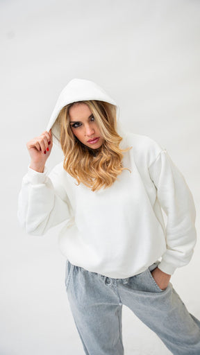 Classic hoodie White