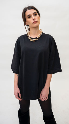 T-shirt boxy puff