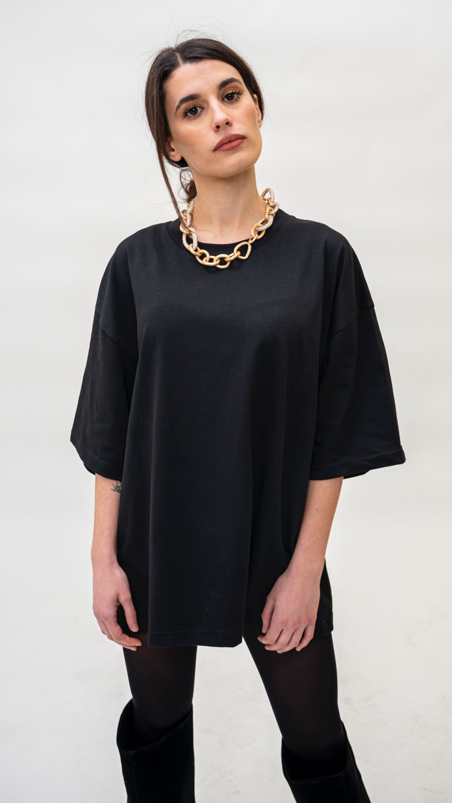 T-shirt boxy puff