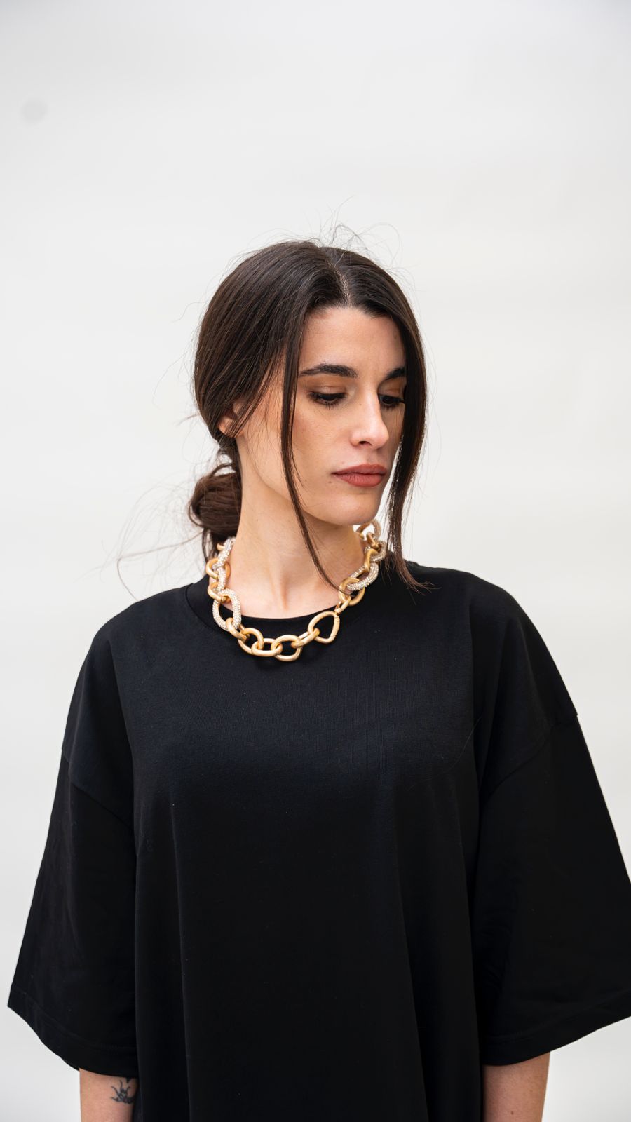 T-shirt boxy puff