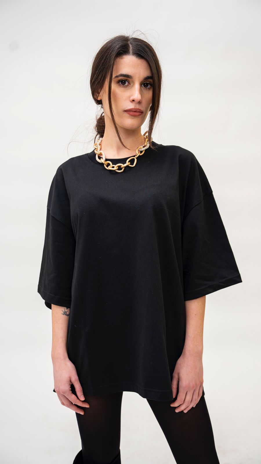 T-shirt boxy puff