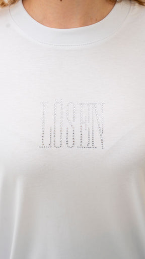 T-shirt boxy shine