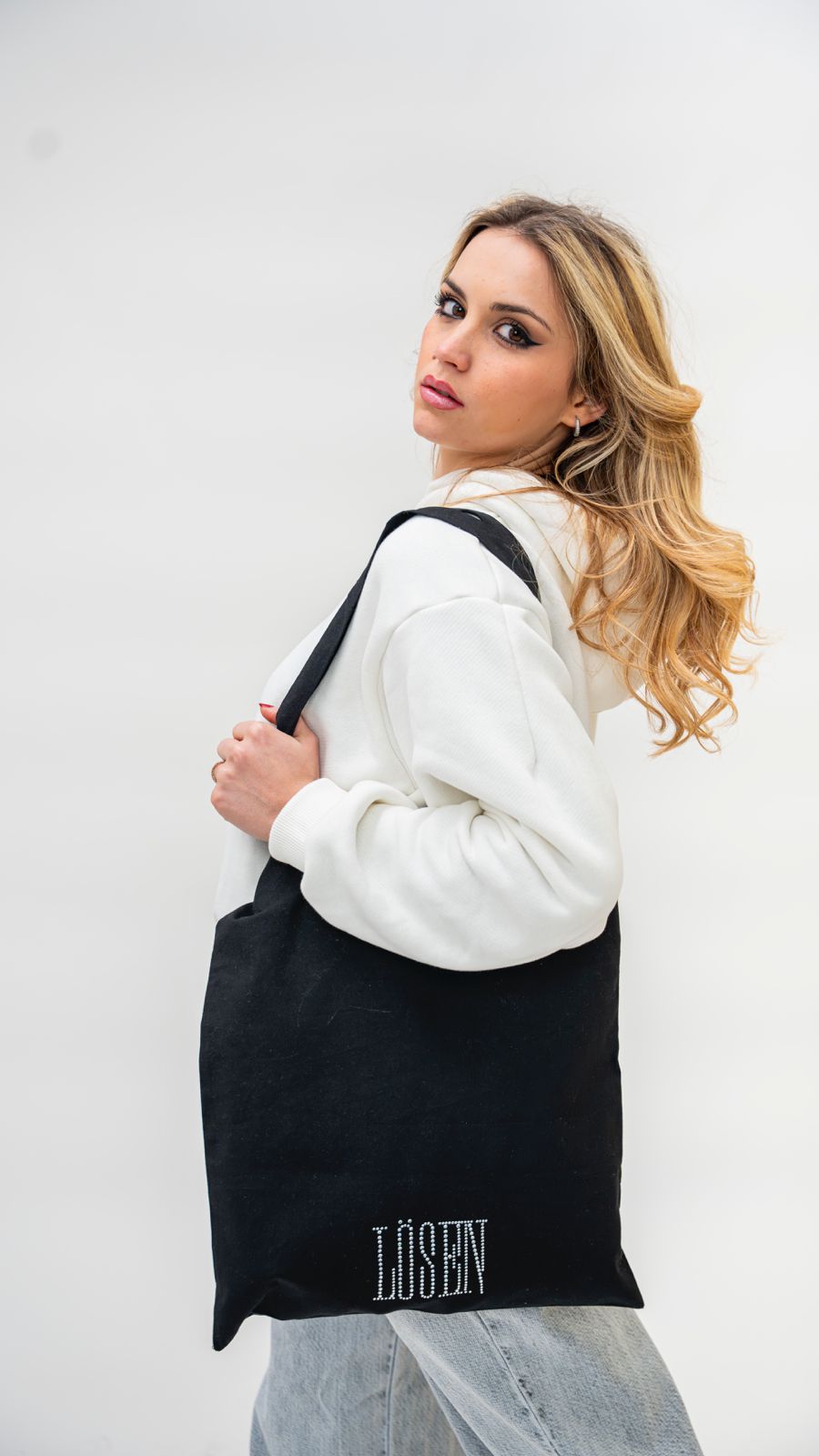 Tote bag shine