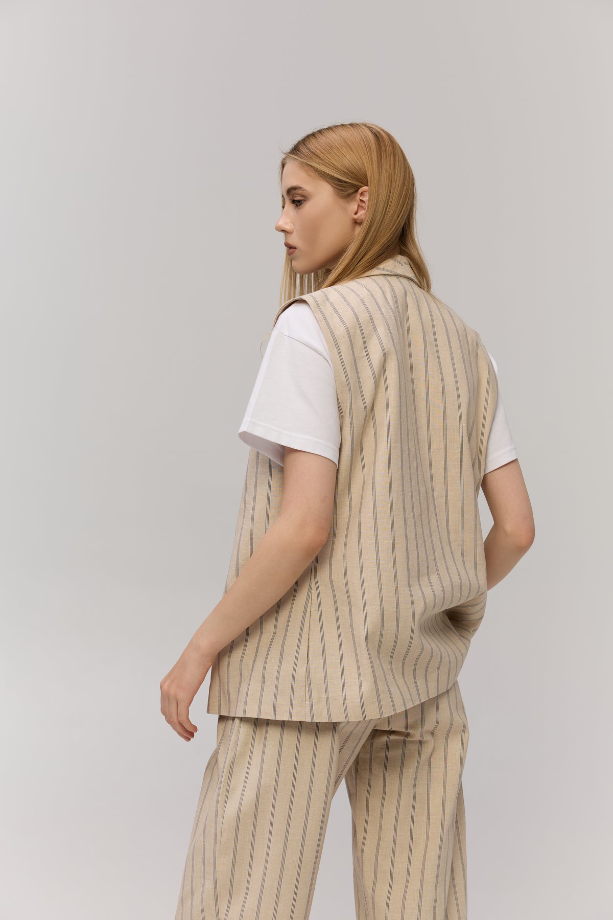 Gilet lino 'Trace'