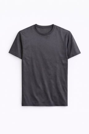 T-shirt Filo di scozia premium Piombo